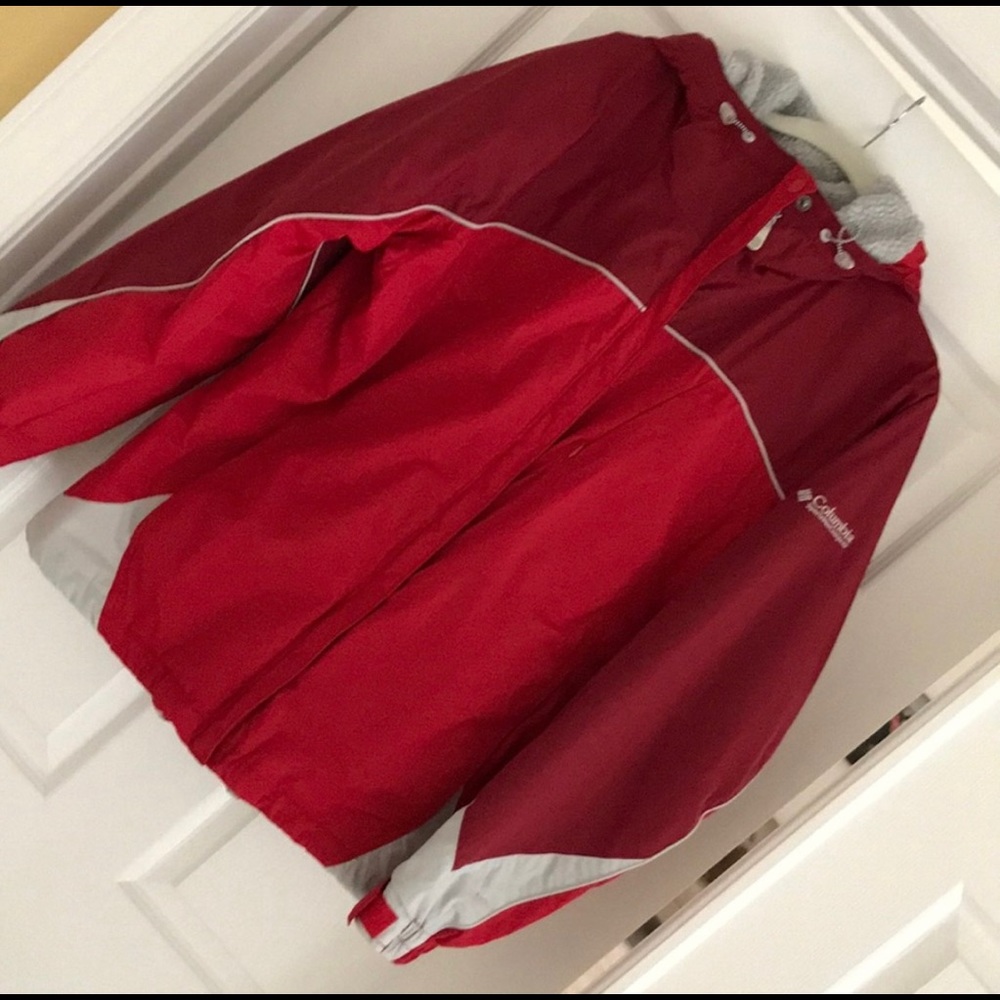 Beautiful Red Color, Columbia Winter ❄️ Jacket